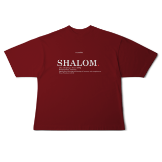 Nome do produto Oversized Tee SHALOM. – Peace and Wholeness