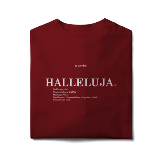 Nome do produto Oversized Tee HALLELUJAH. – Praise Yahweh