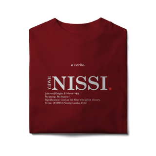 Nome do produto Oversized Tee YHWH NISSI. – The Lord Is My Banner