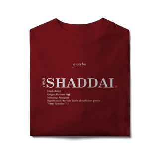 Nome do produto Oversized Tee SHADDAI. – The Almighty God