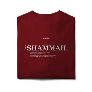 Nome do produto Oversized Tee YHWH SHAMMAH. – The Lord Is There