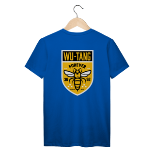 Nome do produtoCamiseta de Malha Prime Wu Tang Clan Escudo Bees Frente e Costas
