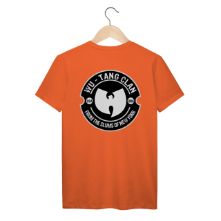 Nome do produtoCamiseta de Malha Prime Wu Tang Clan Brasão Slums Frente e Costas