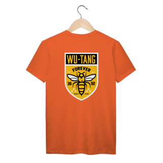 Nome do produtoCamiseta de Malha Prime Wu Tang Clan Escudo Bees Frente e Costas