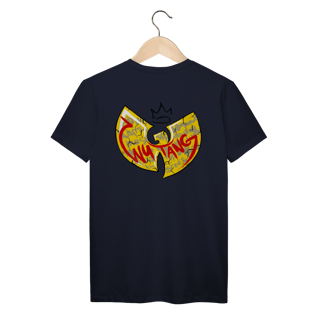 Nome do produtoCamiseta de Malha Prime Wu Tang Logo Draw King Frente e Costas