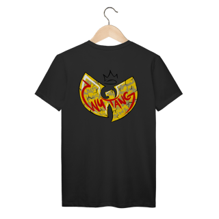 Nome do produtoCamiseta de Malha Prime Wu Tang Logo Draw King Frente e Costas