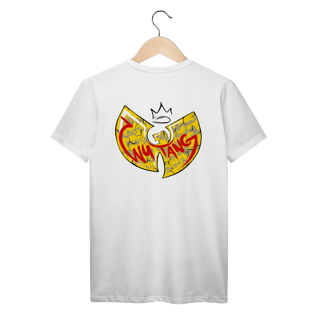 Nome do produtoCamiseta de Malha Prime Wu Tang Logo Draw King Frente e Costas