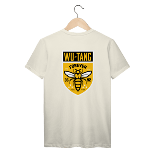 Nome do produtoCamiseta de Malha Prime Wu Tang Clan Escudo Bees Frente e Costas