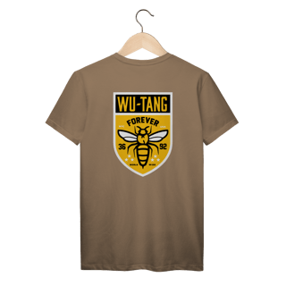 Nome do produtoCamiseta de Malha Prime Wu Tang Clan Escudo Bees Frente e Costas