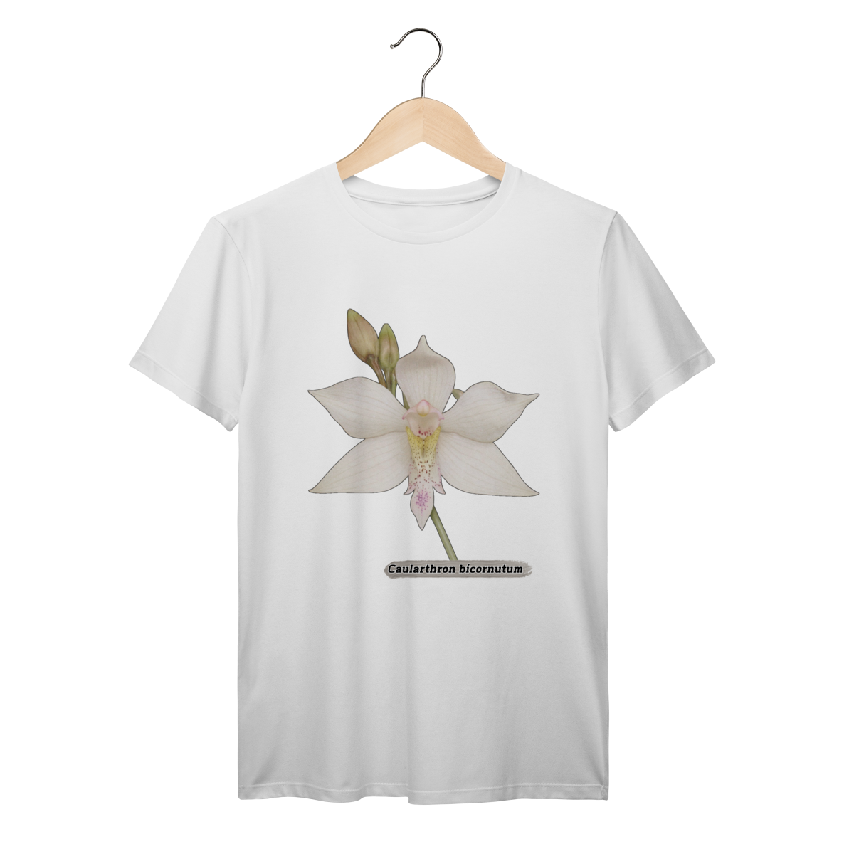 Nome do produto: Camiseta Orquídea - Caularthron bicornutum