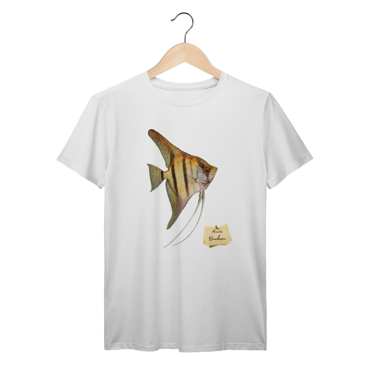 Nome do produto: Camiseta Aquarista - Acará Bandeira