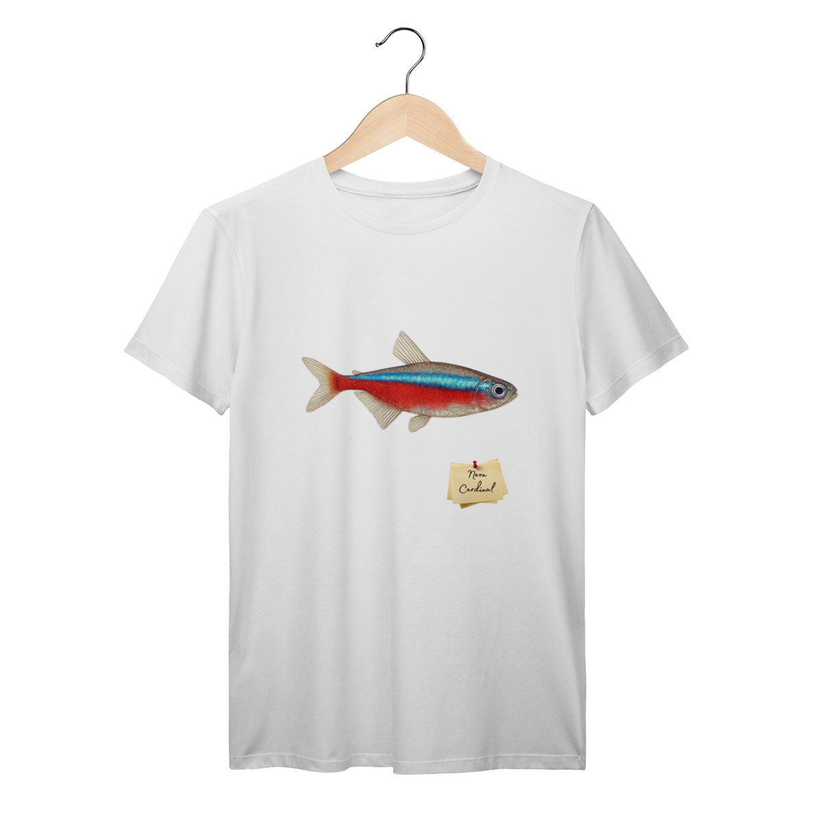 Nome do produto: Camiseta Aquarista - Neon Cardinal