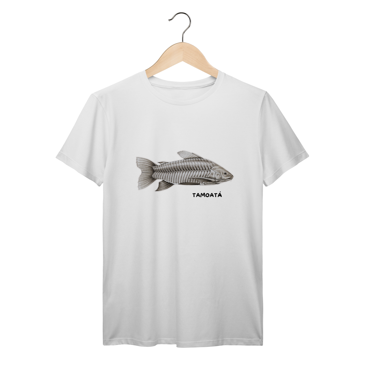 Nome do produto: Camiseta Aquarista - Tamoatá (Hoplosternum littorale)