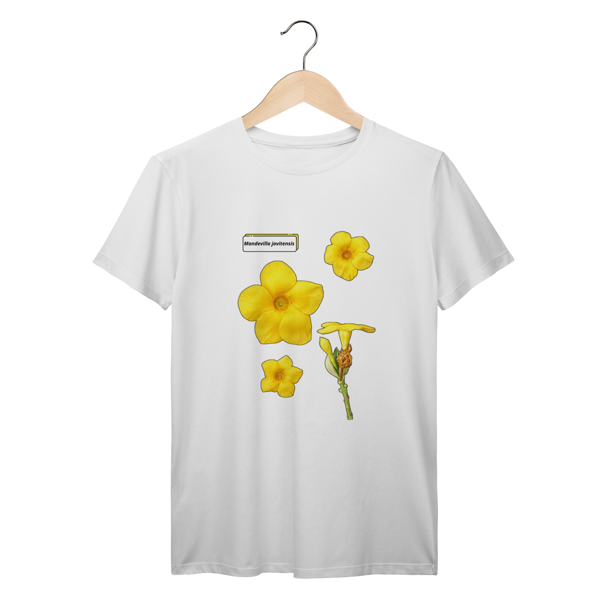 Camisa Flores da Amazônia - Mandevilla javitensis