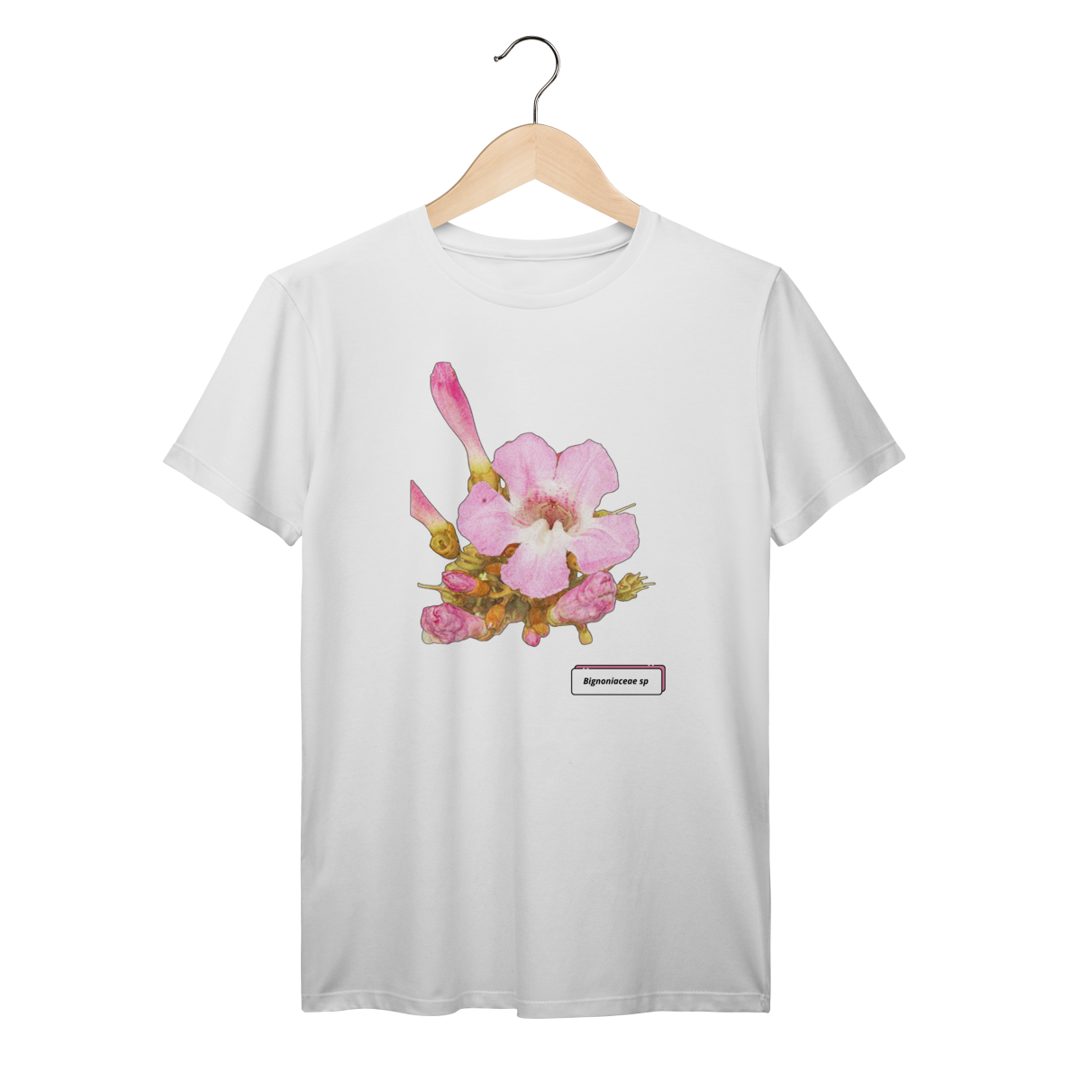 Nome do produto: Camisa Flores da Amazônia - Bignoniaceae