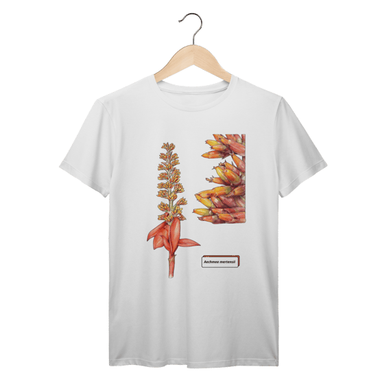 Camisa Flores da Amazônia - Aechmea mertensii