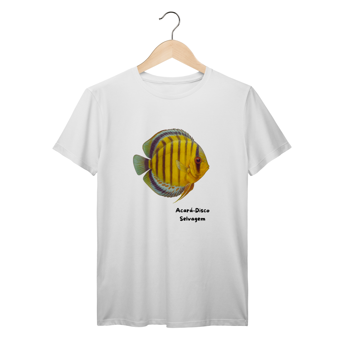 Nome do produto: Camiseta Aquarista - Acará‑disco selvagem (Symphysodon spp.)