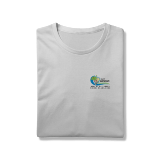 Nome do produto Camiseta INCT Rede WETSCAPE – Ciência, Água e Paisagens que Inspiram