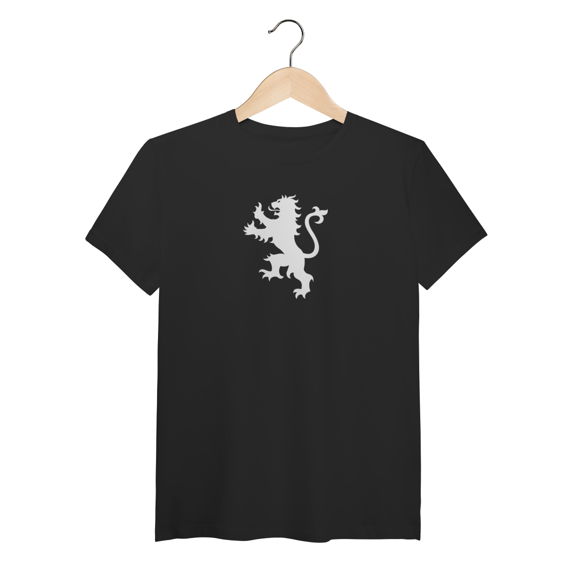 Nome do produto: Camiseta pima com leão heráldico de Löwenttur