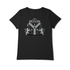 Nome do produto  Camiseta baby long pima com o brasão de Löwenttur