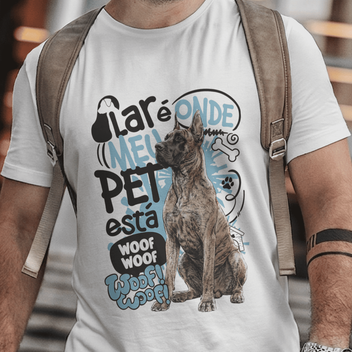 Camiseta Unissex - Lar de Pets - Dogue Alemão - 004