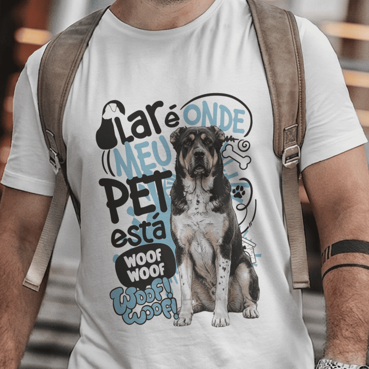 Camiseta Unissex - Lar de Pets - Alabai