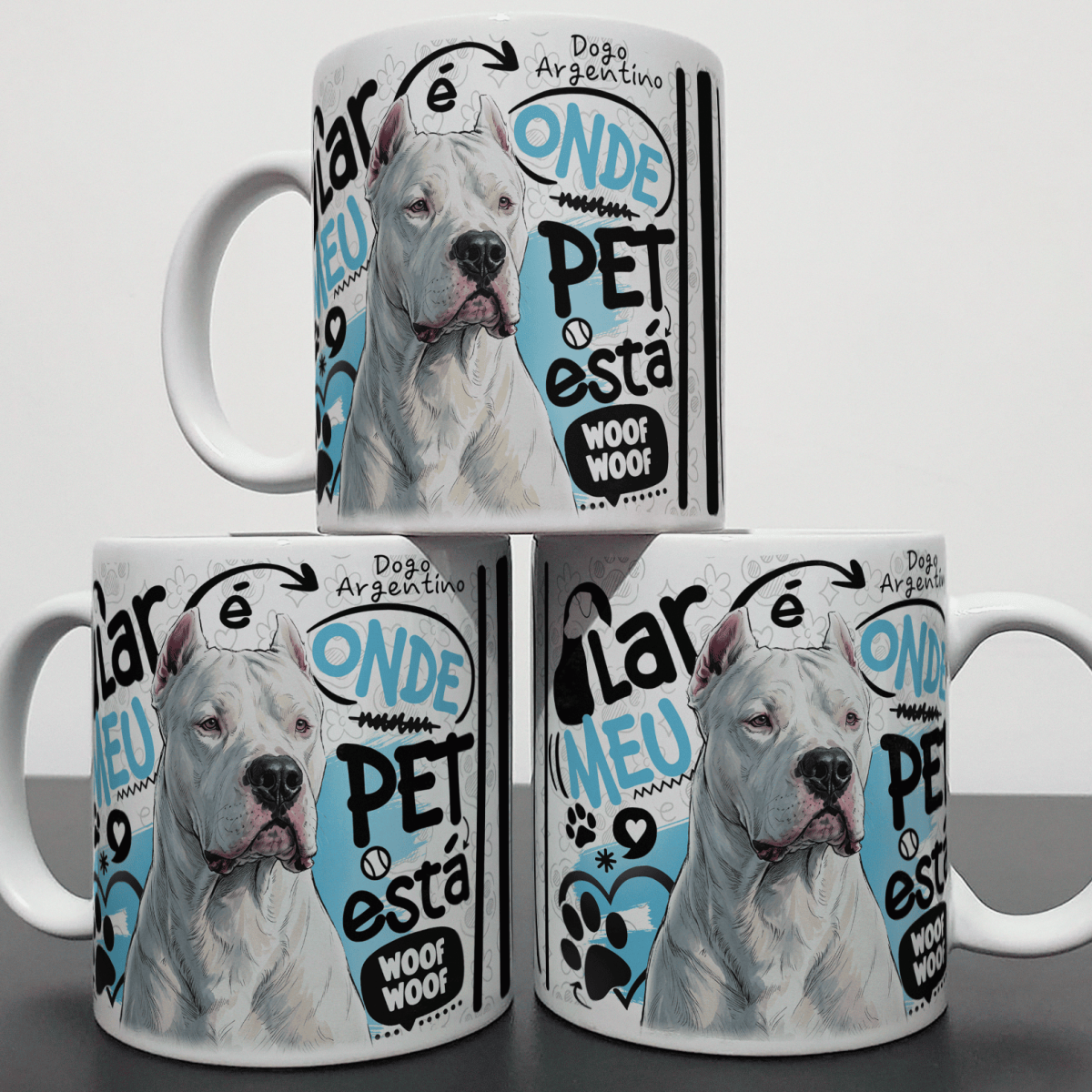 Caneca - Lar de Pet - Dogo Argentino