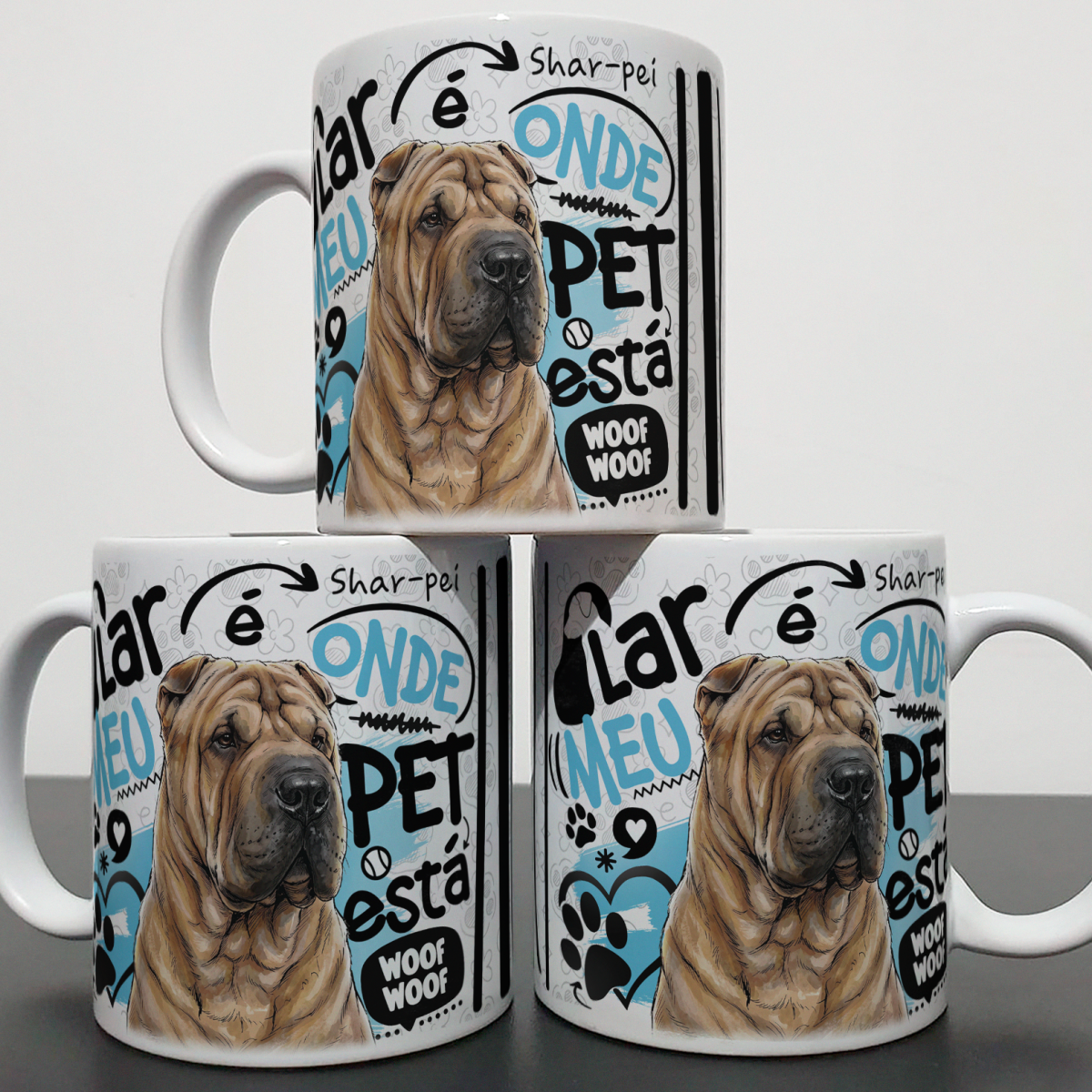 Caneca - Lar de Pet - Shar-pei