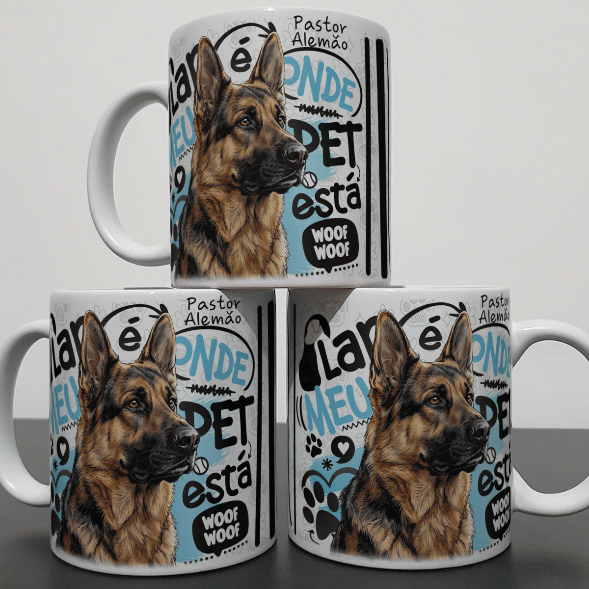 Caneca - Lar de Pet - Pastor Alemão