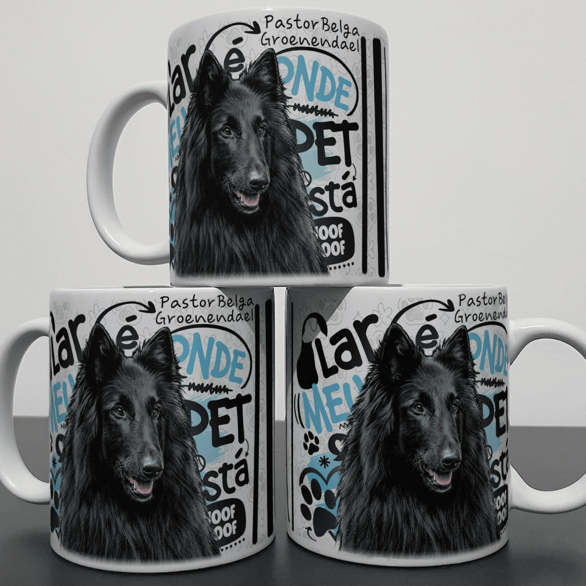 Caneca - Lar de Pet - Pastor Belga Groenendael