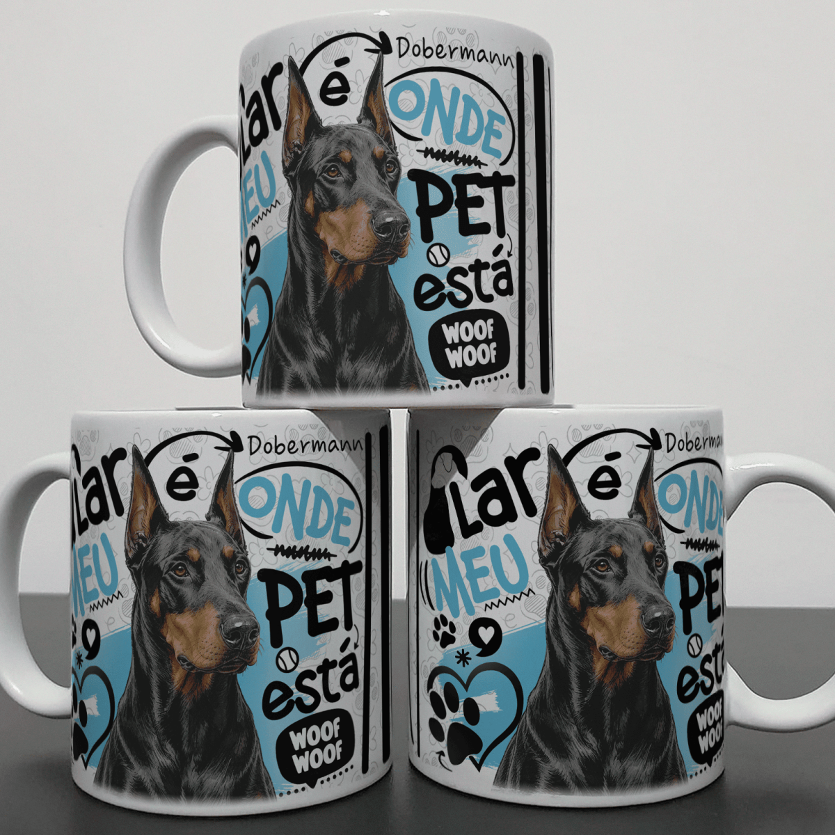 Caneca - Lar de Pet - Dobermann