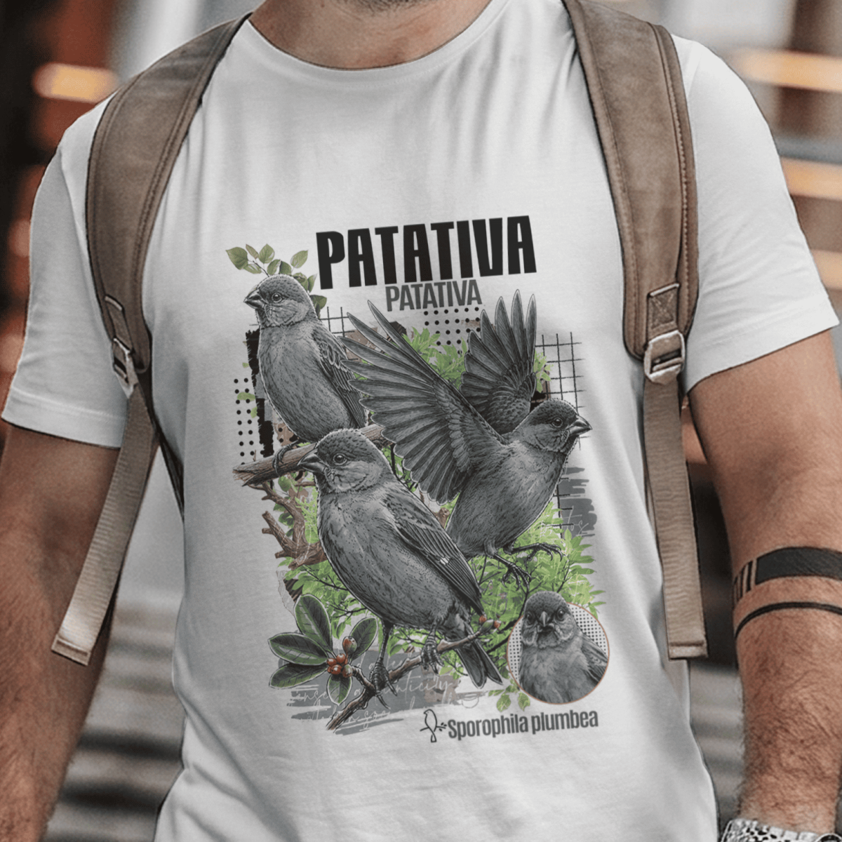 Camiseta Unissex - Canto das Aves - Patativa