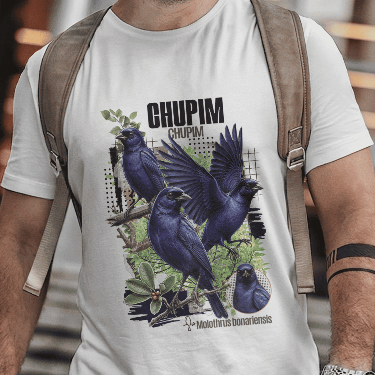 Camiseta Unissex - Canto das Aves - Chupim