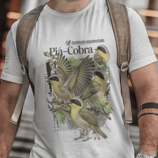 Camiseta Unissex - Canto das Aves - Piá-Cobra