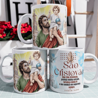 Caneca - Santos Católico - São Cristovão