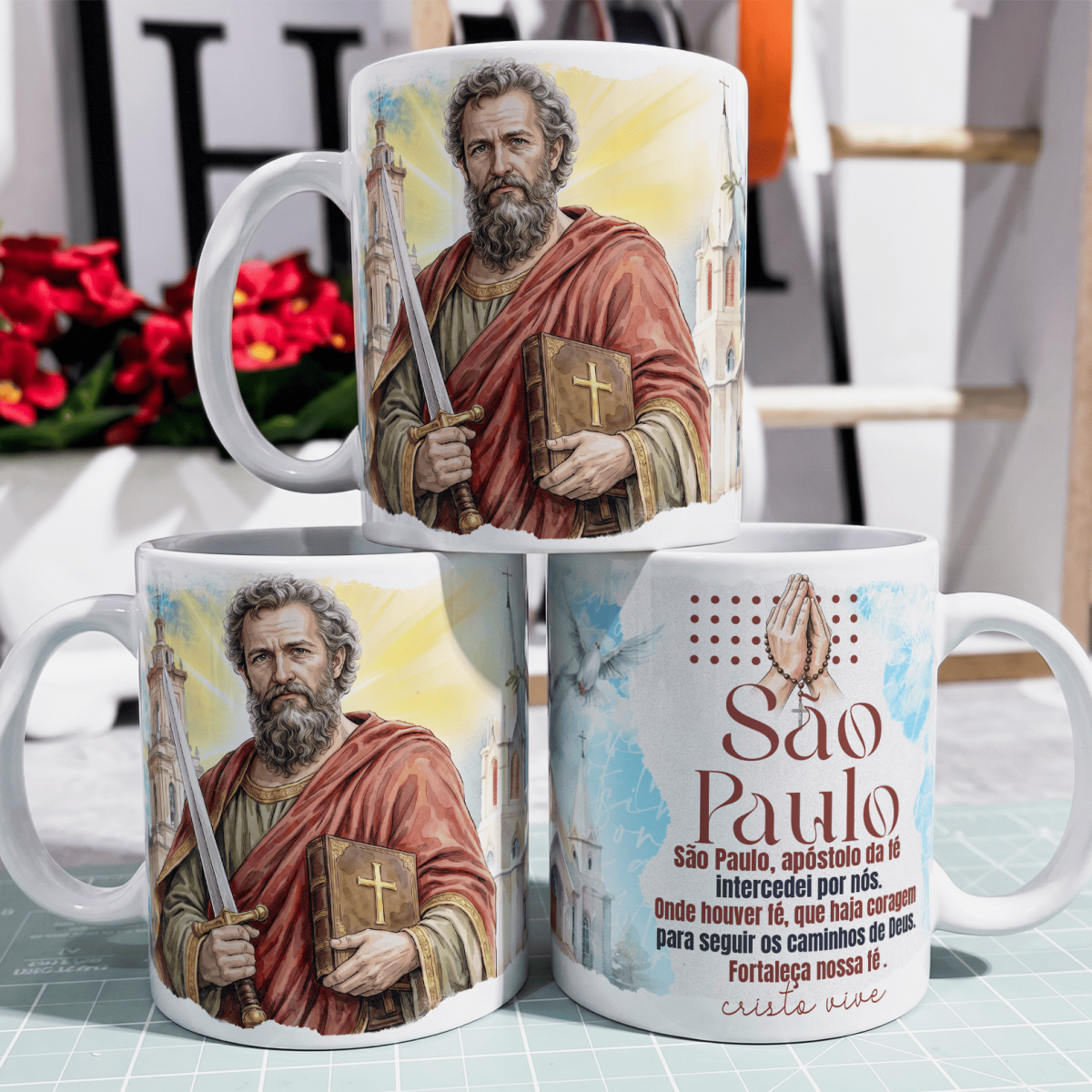 Caneca - Santo Católico - São Paulo