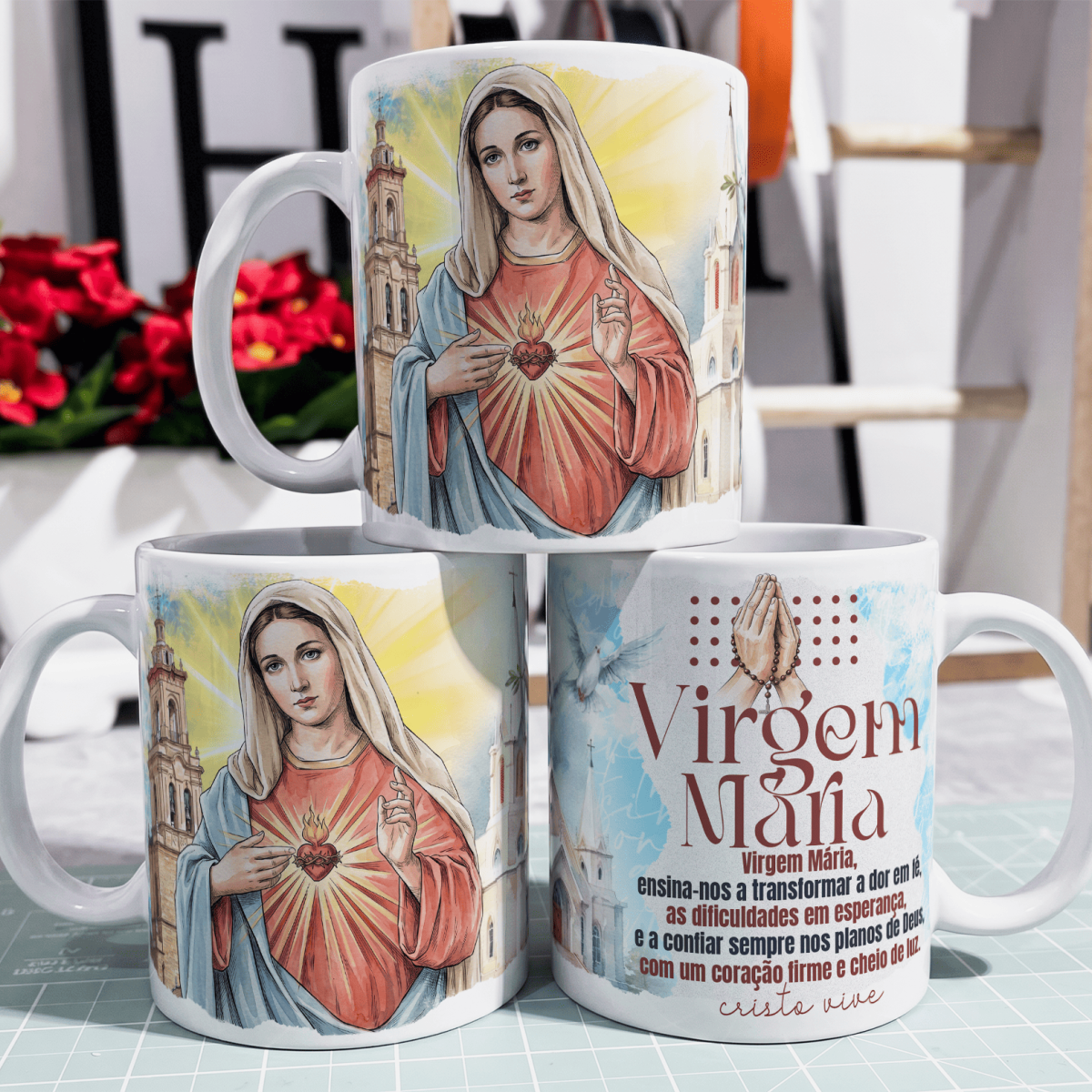 Caneca - Santo Católico - Virgem Maria