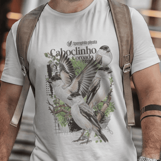 Camiseta Unissex - Canto das Aves - Caboclinho Coroado