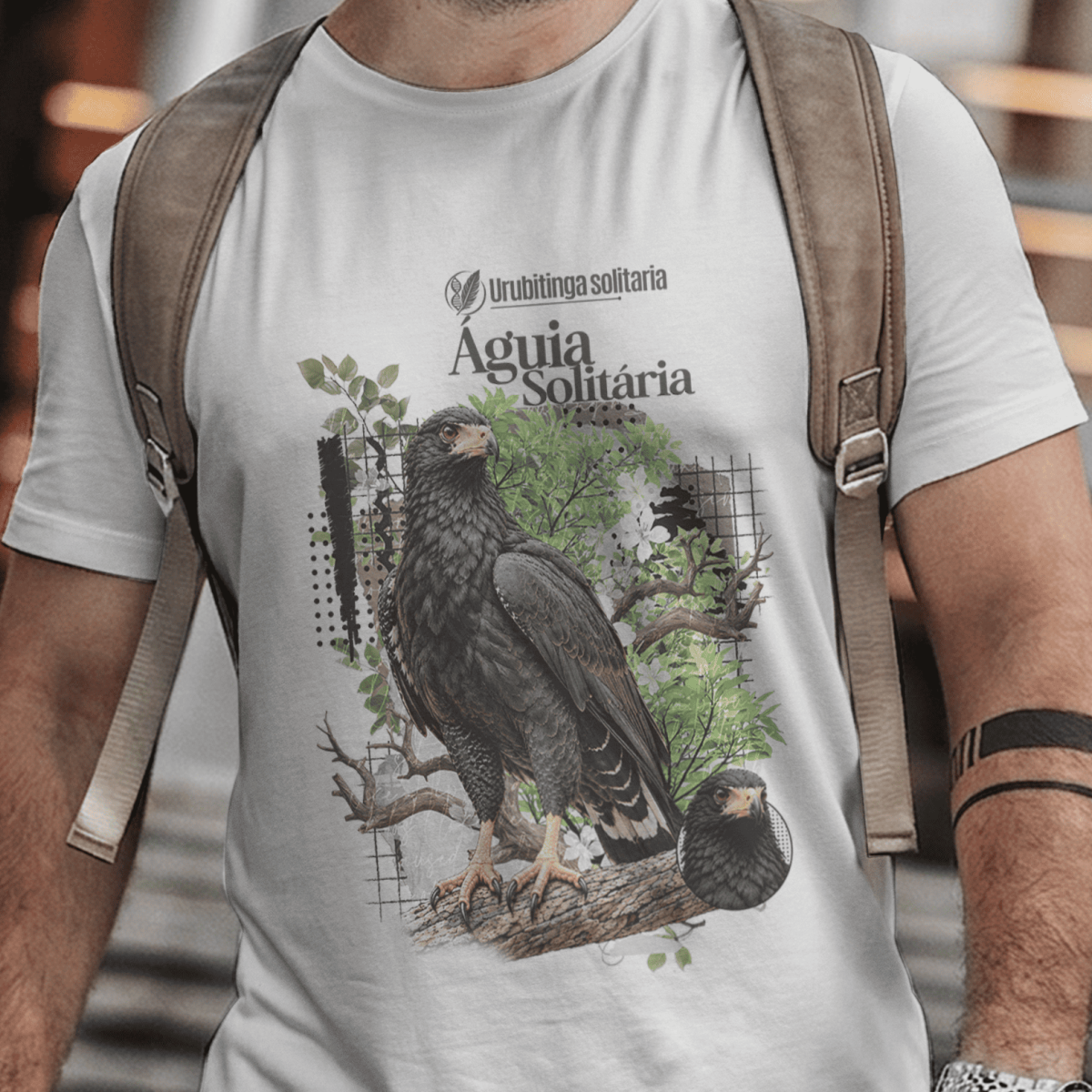 Camiseta Unissex - Aves de Rapina - Águia Solitaria