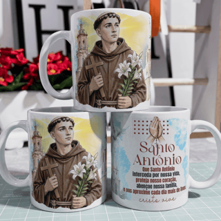 Caneca - Santos Católico - Santo Antônio