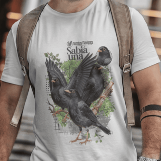 Camiseta Unissex - Canto das Aves - Sabiá Una