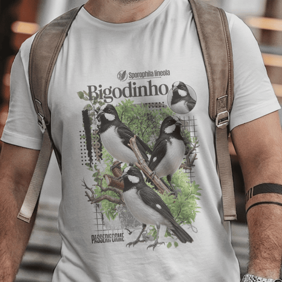 Coleção - Camisas Unissex - Bigodinho