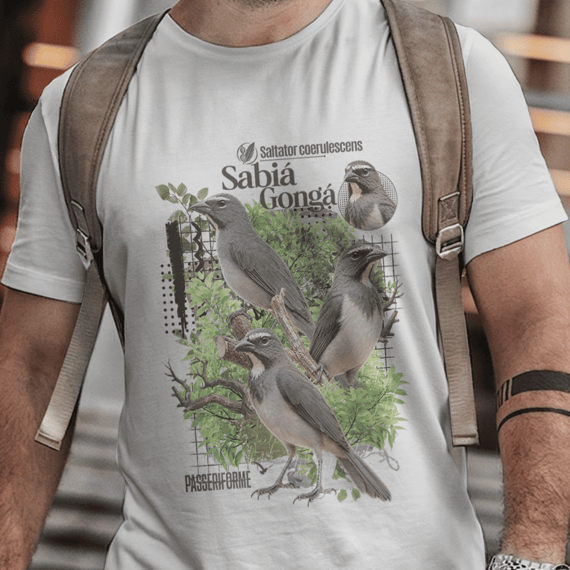 Coleção - Camisas Unissex - Sabiá-Gongá