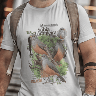 Nome do produto Coleção - Camisas Unissex - Sabiá-Laranjeira
