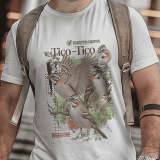 Camisa Unissex - Aves - Tico-Tico 