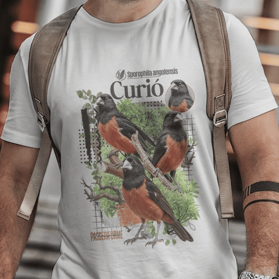 Camisa Unissex - Aves - Curió