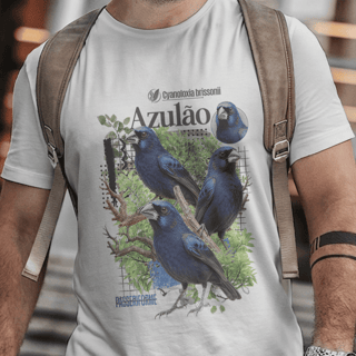 Camisa Unissex - Aves - Azulão