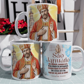 Nome do produto Caneca - Santos Católico - São Januário