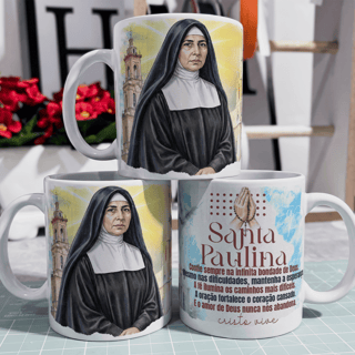Caneca - Santos Católico - Santa Paulina