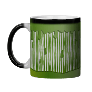 Caneca Mágica Tinta Verde Limão
